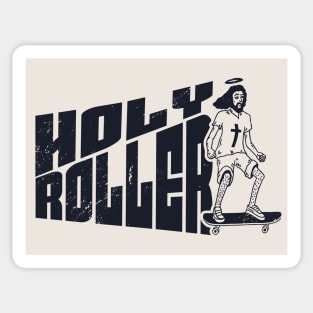 Grunge Holy Roller | Funny Skateboarding Jesus Sticker